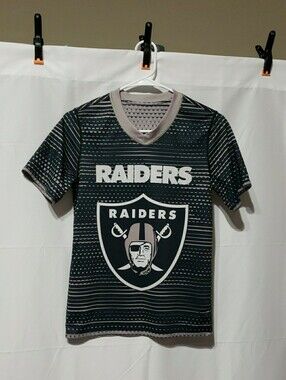 NFL Las Vegas Raiders Flag Play Football Reversible Jersey